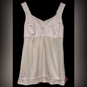 Lululemon Light Pink Drawstring Tank In Women’s Size 6